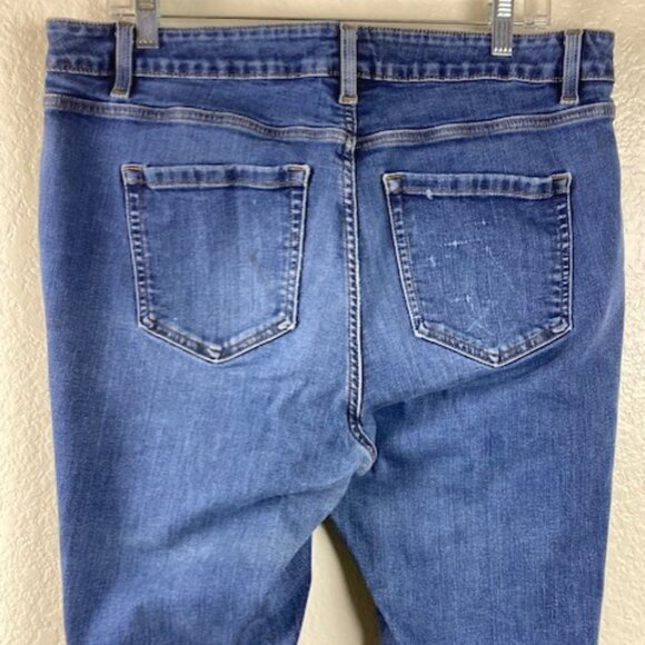 Lane Bryant Women's Skinny Stretch Blue Jeans Sz 16R - Picture 9 of 14